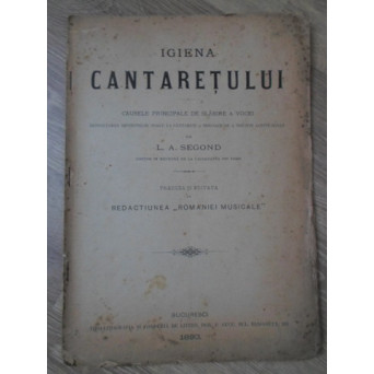 IGIENA CANTARETULUI. CAUSELE PRINCIPALE DE SLABIRE A VOCEI