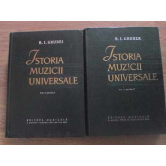 ISTORIA MUZICII UNIVERSALE VOL.2 PARTEA I+II