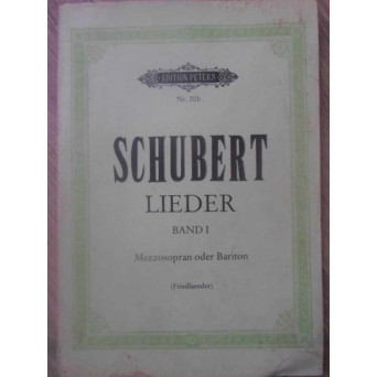 LIEDER FUR SINGSTIMME UND KLAVIER BAND I MEZZOSOPRAN ODER BARITON (PARTITURA)