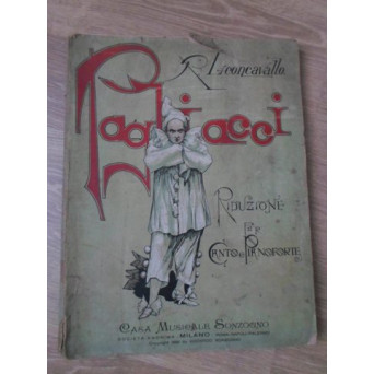 PARTITURA OPERA. PAGLIACCI, DRAMMA IN DUE ATTI