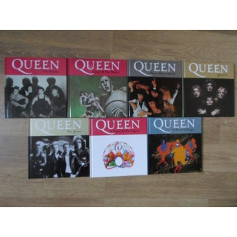 SET 7 CARTI-ALBUME DE COLECTIE, TRUPA QUEEN, FIECARE CARTE CONTINE CD