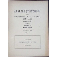 ANALELE STIINTIFICE ALE UNIVERSITATII "AL. I. CUZA", SECTIUNEA III - STIINTE SOCIALE