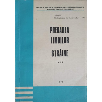 PREDAREA LIMBILOR STRAINE VOL.2
