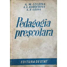 PEDAGOGIA PRESCOLARA