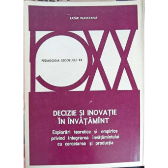 DECIZIE SI INOVATIE IN INVATAMANT