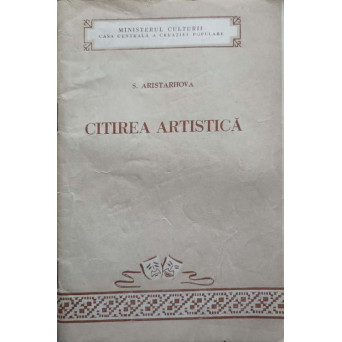 CITIREA ARTISTICA