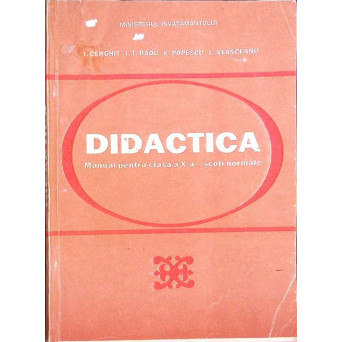 DIDACTICA, MANUAL PENTRU CLASA A X-A