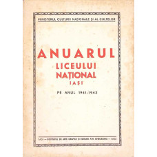 ANUARUL LICEULUI NATIONAL IASI PE ANUL 1941-1942