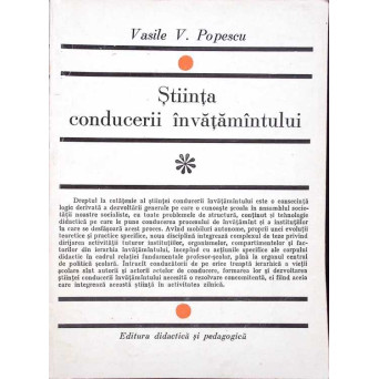 STIINTA CONDUCERII INVATAMANTULUI VOL.1