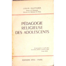PEDAGOGIE RELIGIEUSE DES ADOLESCENTS