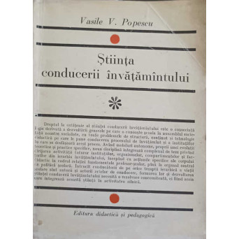 STIINTA CONDUCERII INVATAMINTULUI