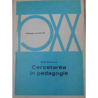CERCETAREA IN PEDAGOGIE