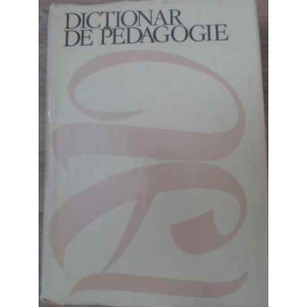 DICTIONAR DE PEDAGOGIE