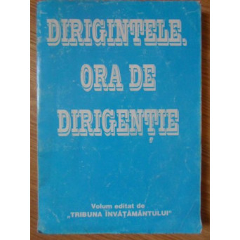 DIRIGINTELE. ORA DE DIRIGENTIE