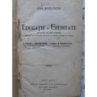 EDUCATIE SI EREDITATE