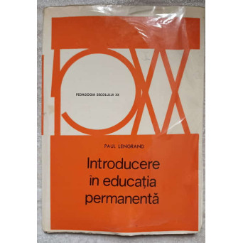 INTRODUCERE IN EDUCATIA PERMANENTA
