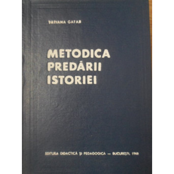 METODICA PREDARII ISTORIEI