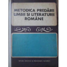 METODICA PREDARII LIMBII SI LITERATURII ROMANE