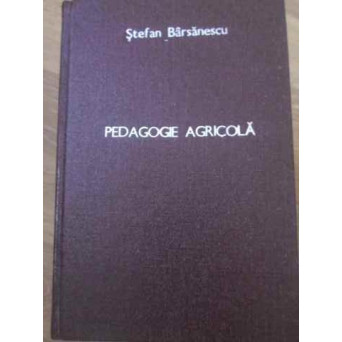 PEDAGOGIE AGRICOLA (XEROX)
