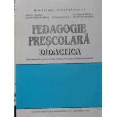 PEDAGOGIE PRESCOLARA DIDACTICA