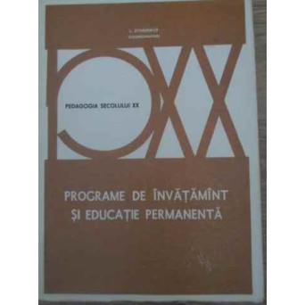 PROGRAME DE INVATAMANT SI EDUCATIE PERMANENTA