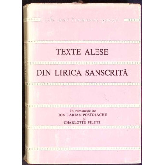 TEXTE ALESE DIN LIRICA SANSCRITA