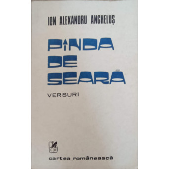 PANDA DE SEARA. VERSURI (CU DEDICATIA AUTORULUI)