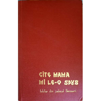 CATE MAMA MI LE-O SPUS