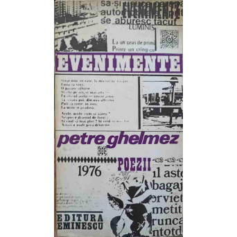 EVENIMENTE. POEZII, EDITIE PRINCEPS