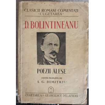 POEZII ALESE. EDITIE INGRIJITA DE I.G. DIMITRIU