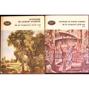 ANTOLOGIE DE POEZIE ENGLEZA DE LA INCEPURURI PANA AZI VOL.1-2