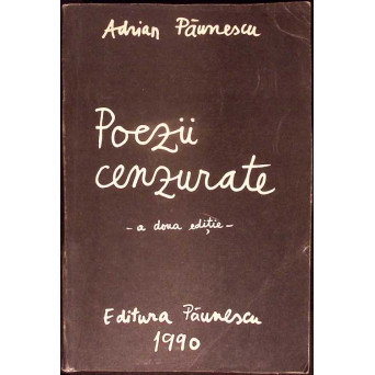 POEZII CENZURATE - A DOUA EDITIE