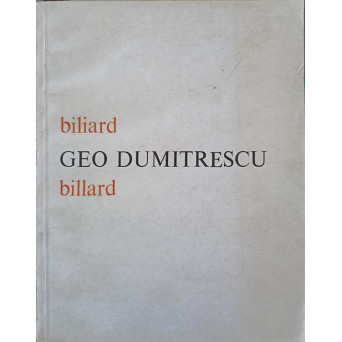 BILIARD. BILLIARD. POEZII, EDITIE BILINGVA ROMANA-FRANCEZA