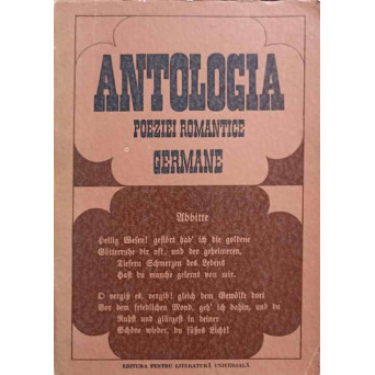 ANTOLOGIA POEZIEI ROMANTICE GERMANE