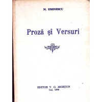 PROZA SI VERSURI