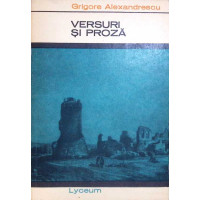 VERSURI SI PROZA VERSURI SI PROZA