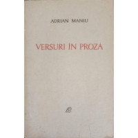 VERSURI IN PROZA VERSURI IN PROZA