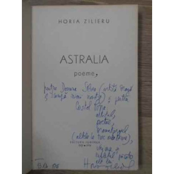ASTRALIA POEME (CU DE DICATIA AUTORULUI)