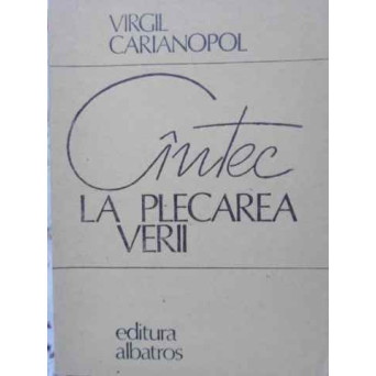 CANTEC LA PLECAREA VERII