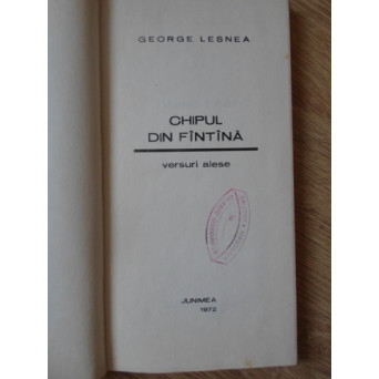 CHIPUL DIN FANTANA. VERSURI ALESE