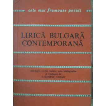 LIRICA BULGARA CONTEMPORANA