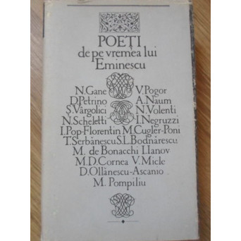POETI DE PE VREMEA LUI EMINESCU