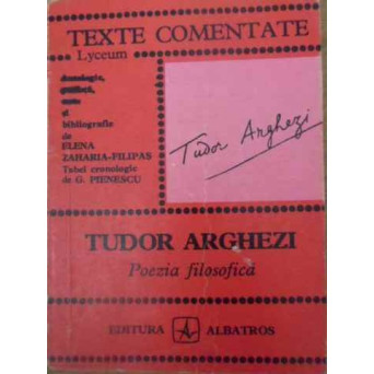 POEZIA FILOSOFICA, TEXTE COMENTATE