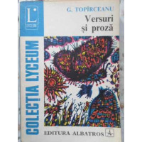 VERSURI SI PROZA VERSURI SI PROZA