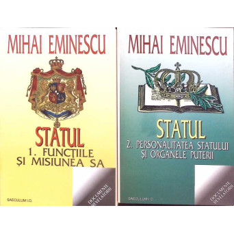 STATUL VOL.1-2 FUNCTIILE SI MISIUNEA SA; PERSONALITATEA STATULUI SI ORGANELE PUTERII