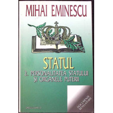 STATUL VOL.2 PERSONALITATEA STATULUI SI ORGANELE PUTERII