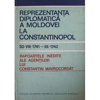 REPREZENTANTA DIPLOMATICA A MOLDOVEI LA CONSTANTINOPOL