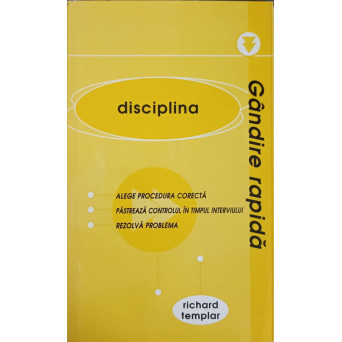 GANDIRE RAPIDA: DISCIPLINA