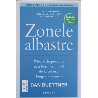 ZONELE ALBASTRE. 9 LECTII DESPRE CUM SA TRAIESTI MAI MULT DE LA CEI MAI LONGEVIVI OAMENI