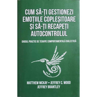 CUM SA-TI GESTIONEZI EMOTIILE COPLESITOARE SI SA-TI RECAPETI AUTOCONTROLUL. GHIDUL PRACTIC DE TERAPIE COMPORTAMENTALA DIALECTICA